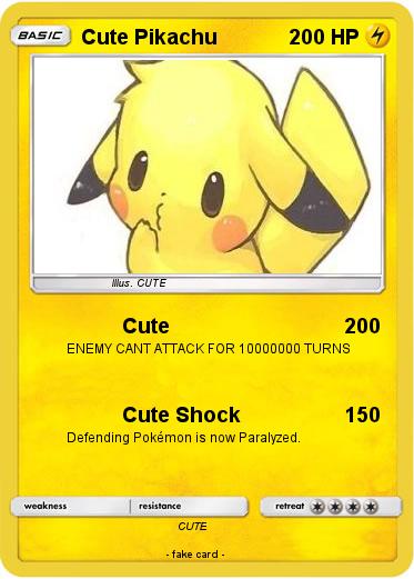 Pokemon Cute Pikachu