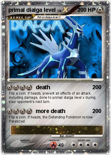 Pokemon primal dialga level