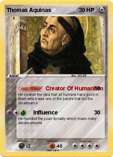 Pokemon Thomas Aquinas