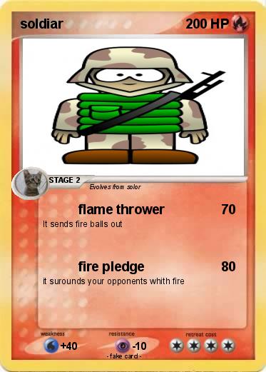 Pokemon soldiar