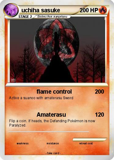 Pokemon uchiha sasuke