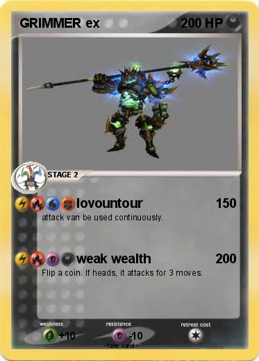 Pokemon GRIMMER ex