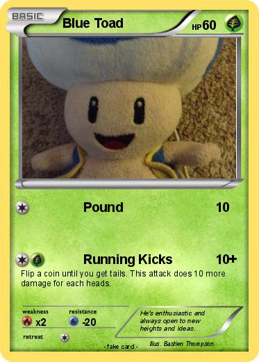 Pokemon Blue Toad
