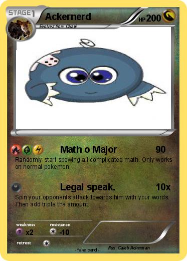 Pokemon Ackernerd
