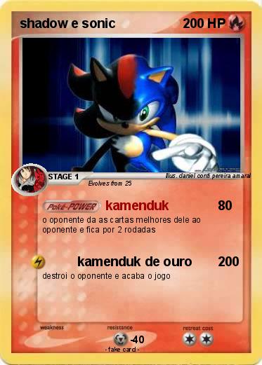 Pokemon shadow e sonic