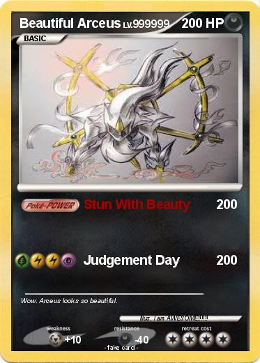 Pokemon Beautiful Arceus
