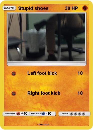 Pokemon Stupid shoes