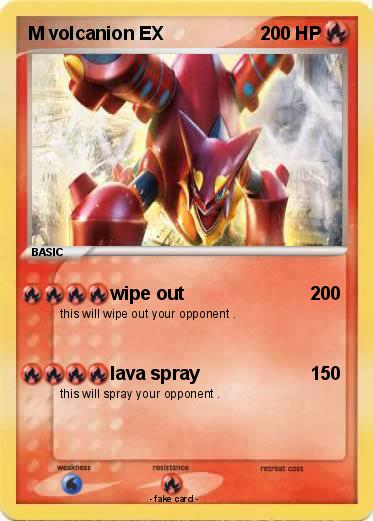 Pokemon M volcanion EX