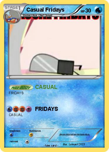 Pokemon Casual Fridays