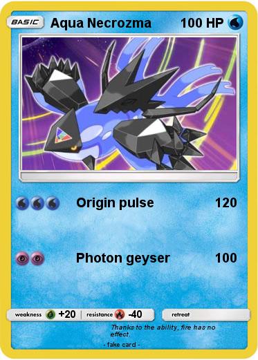 Pokemon Aqua Necrozma