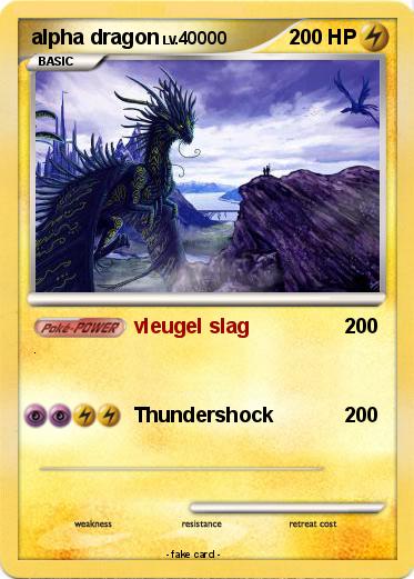 Pokemon alpha dragon