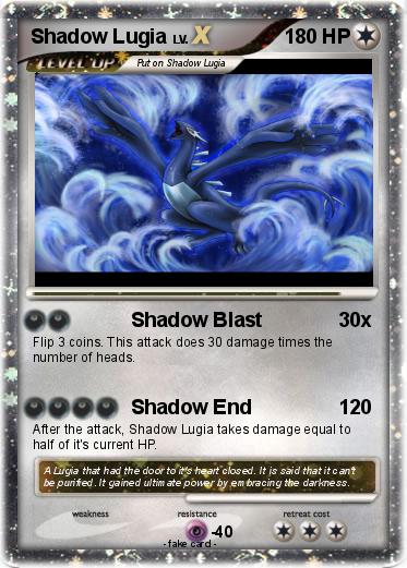Pokemon Shadow Lugia