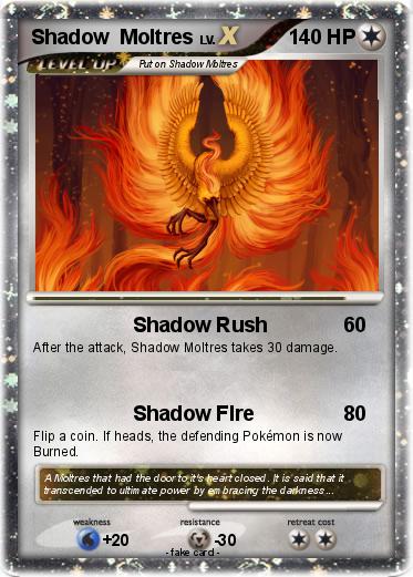 Pokemon Shadow  Moltres