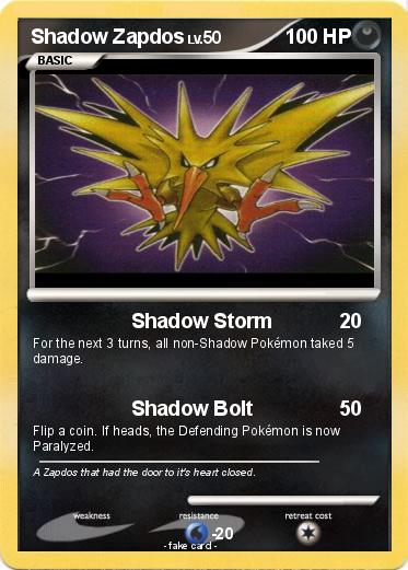 Pokemon Shadow Zapdos