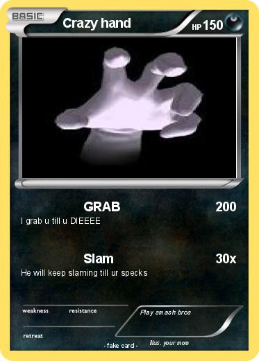 Pokemon Crazy hand