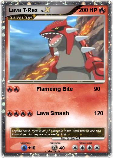 Pokemon Lava T-Rex