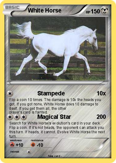 Pokemon White Horse