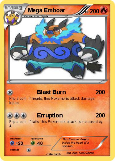 Pokemon Mega Emboar