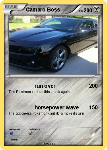 Pokemon Camaro Boss