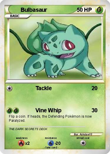 Pokemon Bulbasaur