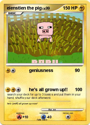 Pokemon eienstien the pig