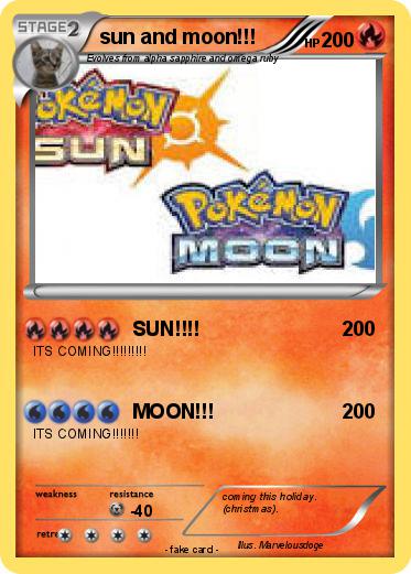 Pokemon sun and moon!!!