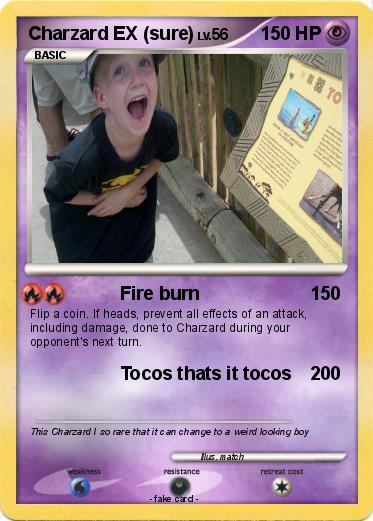 Pokemon Charzard EX (sure)