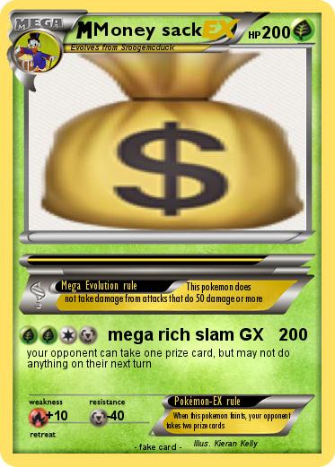Pokemon Money sack