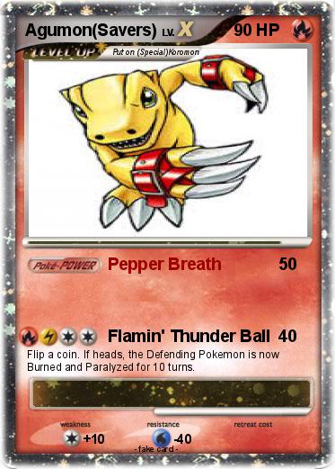 Pokemon Agumon(Savers)