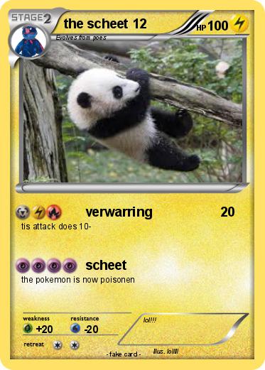 Pokemon the scheet 12