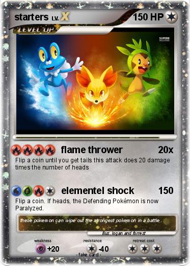 Pokemon starters