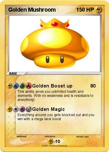 Pokemon Golden Mushroom