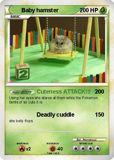 Pokemon Baby hamster