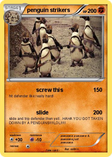 Pokemon penguin strikers