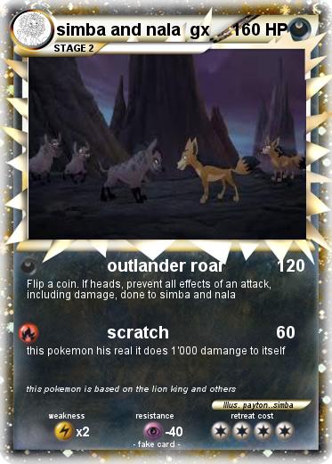 Pokemon simba and nala  gx