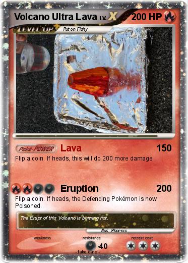 Pokemon Volcano Ultra Lava
