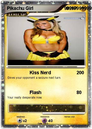 Pokemon Pikachu Girl                          999999999999