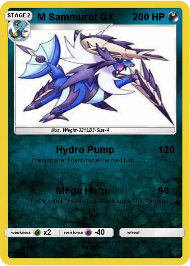 Pokemon M Sammurot GX
