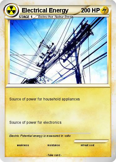 Pokemon Electrical Energy