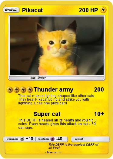 Pokemon Pikacat