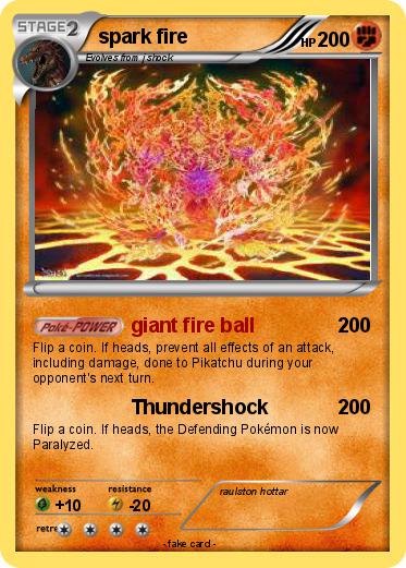 Pokemon spark fire