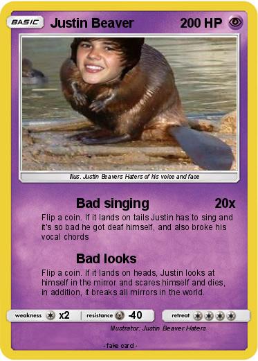 Pokemon Justin Beaver