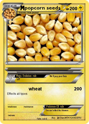 Pokemon popcorn seeds
