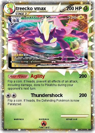Pokemon treecko vmax