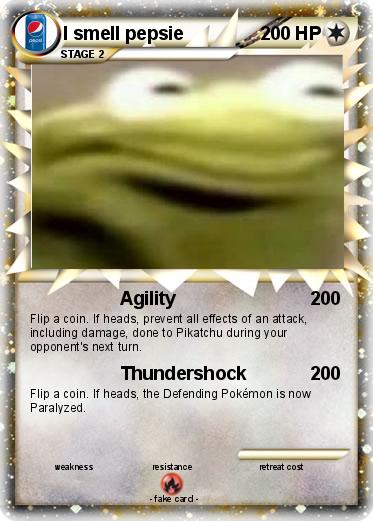 Pokemon I smell pepsie