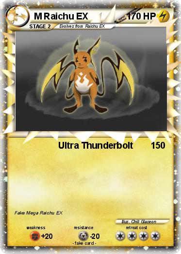 Pokemon M Raichu EX