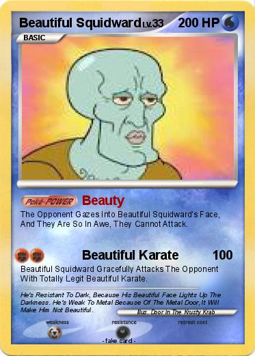 Pokemon Beautiful Squidward