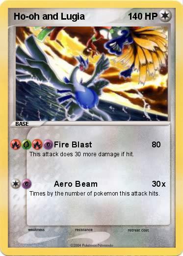 Pokemon Ho-oh and Lugia 