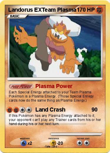 Pokemon Landorus EXTeam Plasma