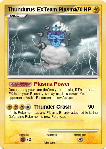 Pokemon Thundurus EXTeam Plasma